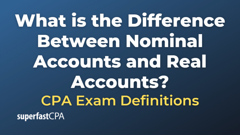 nominal accounts